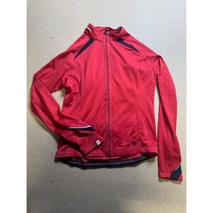 Specialized Cycling Jacket Full‎ Zip Athletic Red Lightweight Size Large